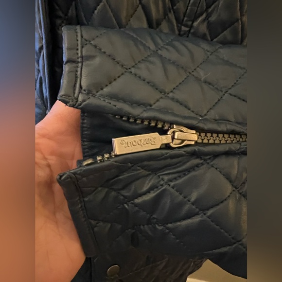 Barbour International Womens Blue Grindleford Quilted jacket. Size 14 like new - Picture 8 of 10